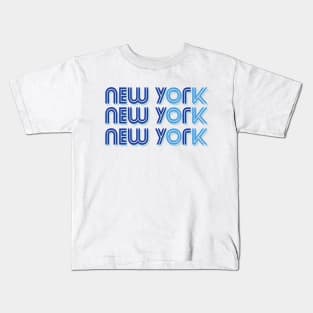 new york city lettering Kids T-Shirt